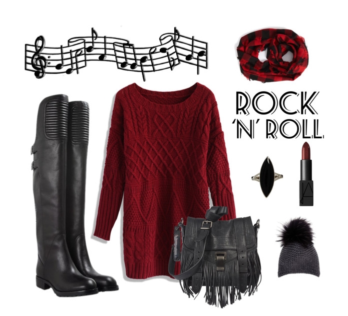 rocker sexy look