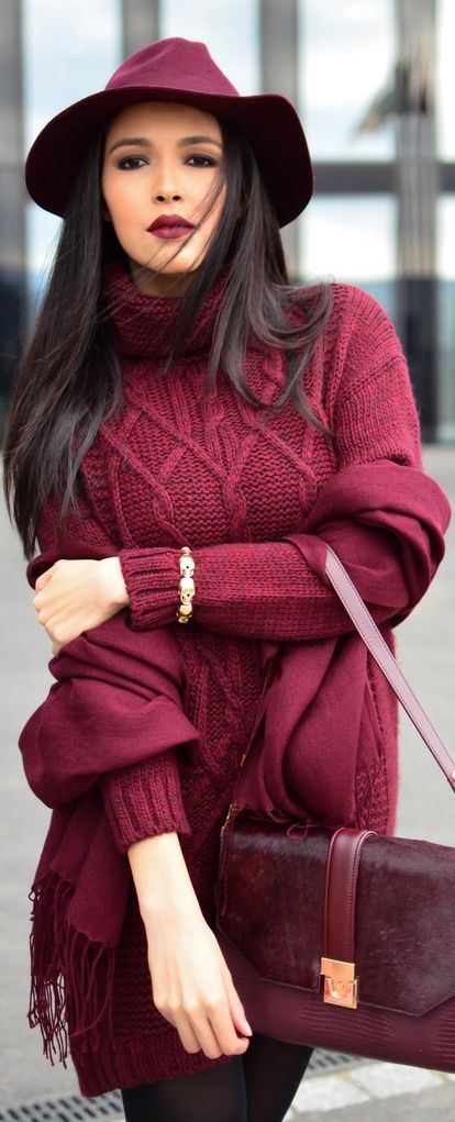 marsala outfit