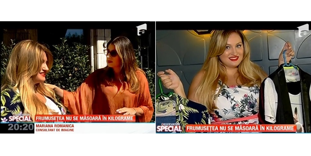 Reportaj Antena 1 cu Mariana Romanica si Ioana Dumitrache: Frumusetea nu se masoara in kilograme