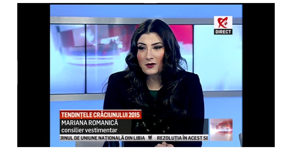 Mariana Romanica la Newsroom, Realitatea Tv 24 Decembrie 2015